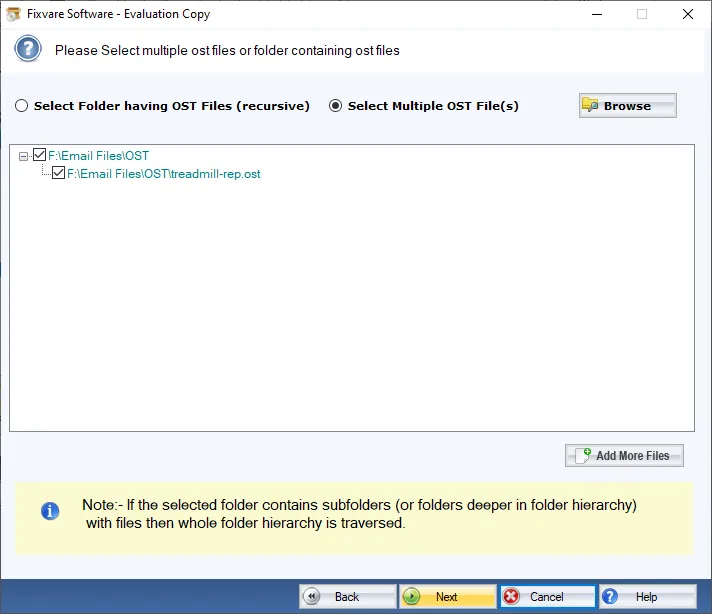 FixVare OST to PST Converter