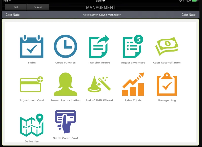 Lavu POS Restaurantes