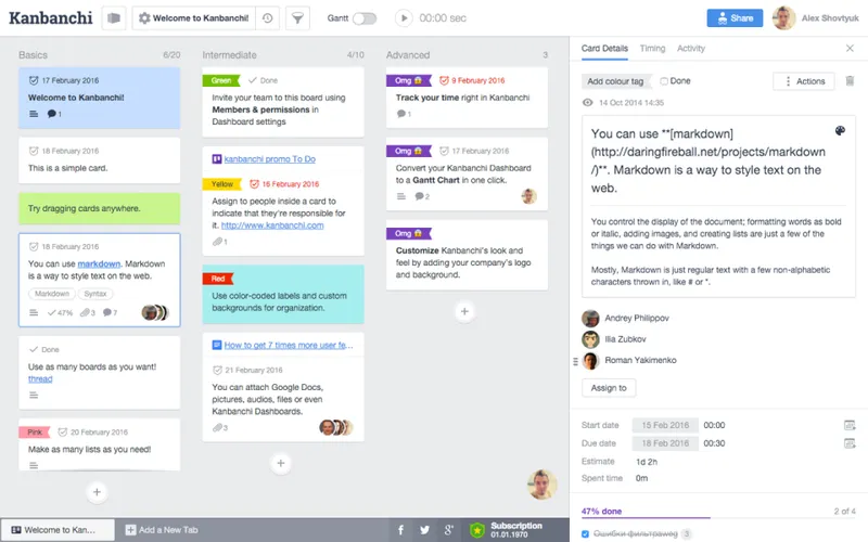 Kanbanchi for G Suite