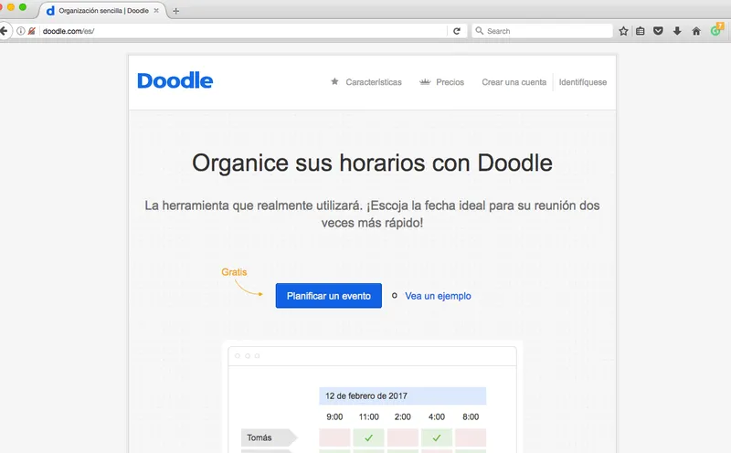 Doodle Software Encuestas