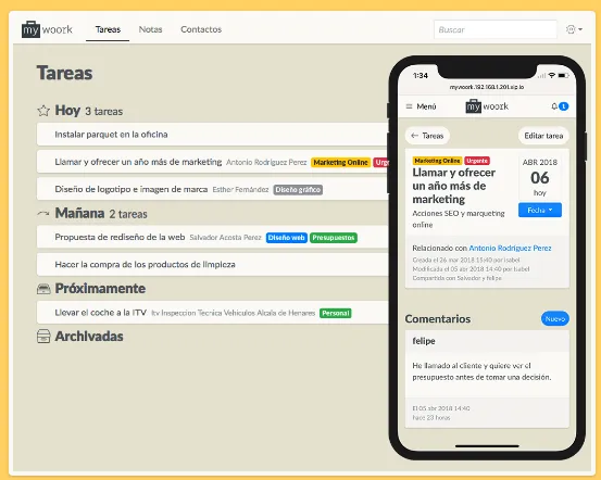 Mywoork Proyectos