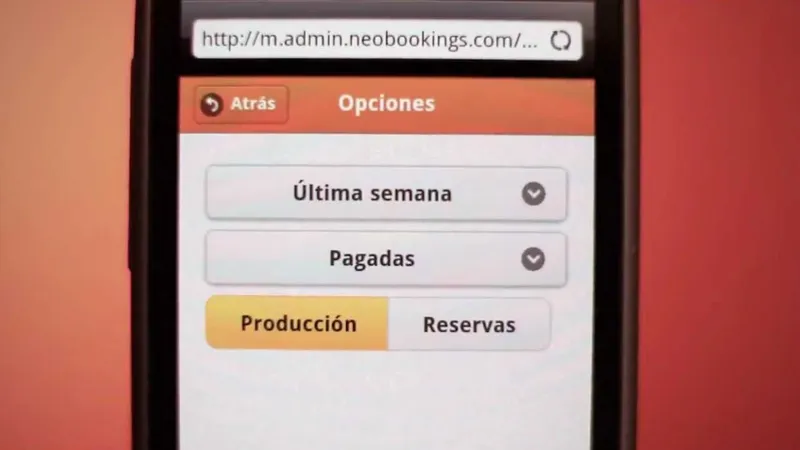 Neobookings Reservas