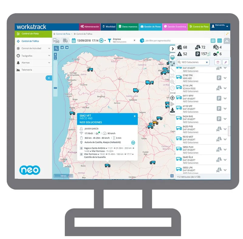 Neo Work-Track Fleet GPS