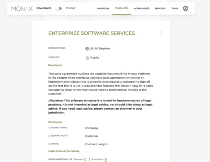 Monax Contratos
