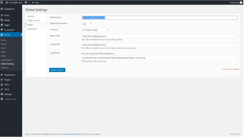 Formidable Forms