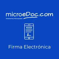 MicroeDoc Software Firma Electrónica logotipo